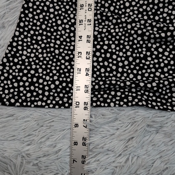 Jones New York Shirt Womens S Black‎ White Blouse Preppy Career Evening Top Soft - Picture 4 of 9